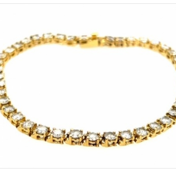 14K 5.50 Carats DIAMONDS 8" Truly Gorgeous Luxury - Picture 5 of 7